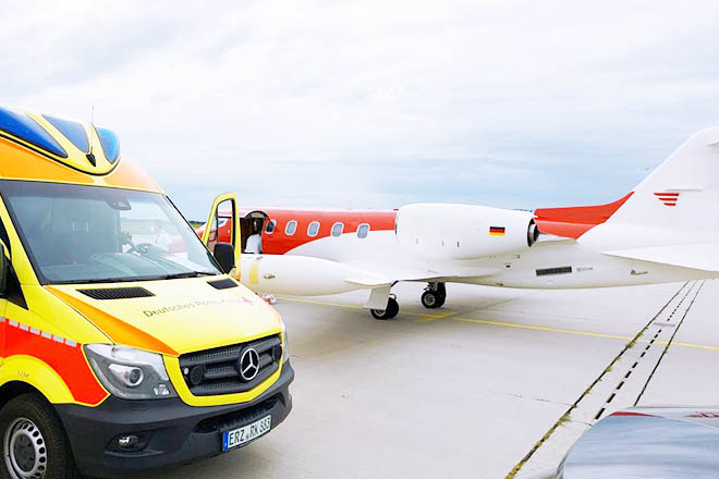 Ambulanzflüge Patientenrückholungen - Patientenflug