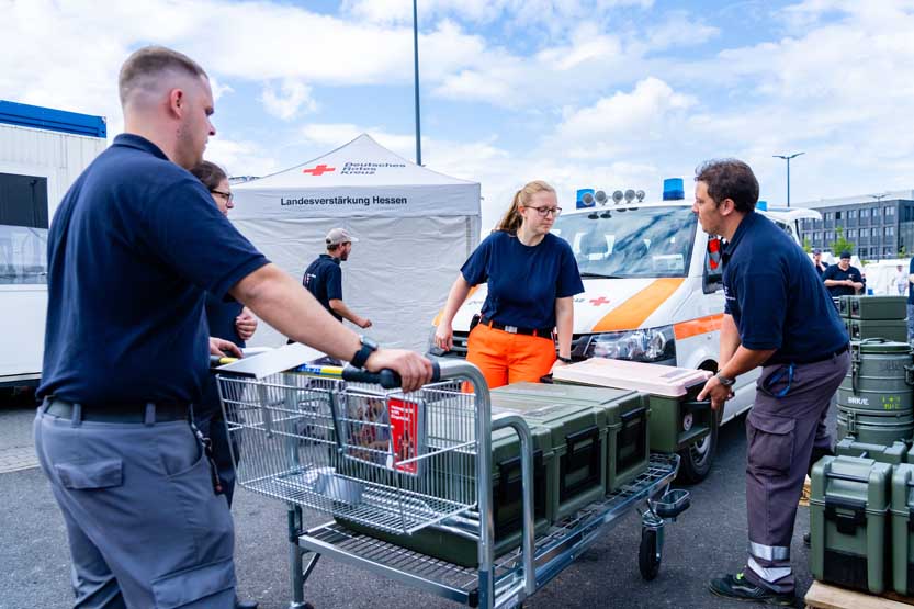 Ehrenamtliche Katastrophenschutz - Angebot DRK Stollberg Erzgebirge